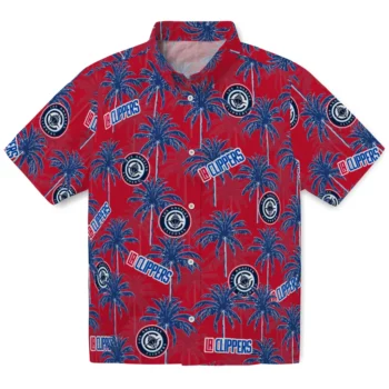 los angeles clippers palm grove red hawaiian shirts best selling