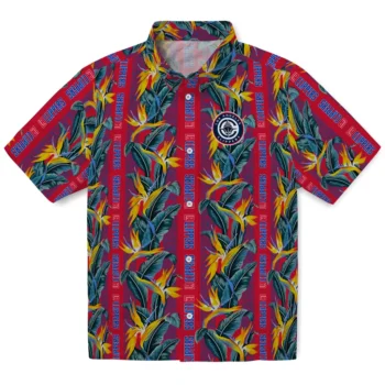 los angeles clippers paradise vines red hawaiian shirts best selling