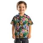 Los Angeles Dodgers Hawaiian Shirt – Brilliant Hibiscus Garden