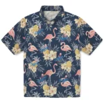 Los Angeles Dodgers Hawaiian Shirt – Flamingo Hibiscus