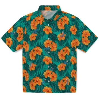 los angeles dodgers hibiscus escape green hawaiian shirts best selling
