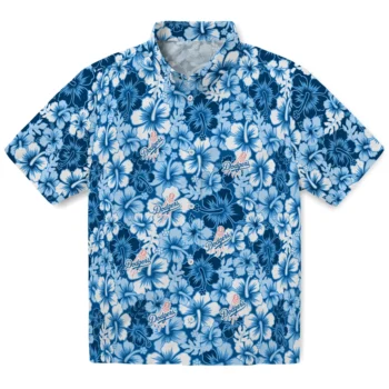 los angeles dodgers hibiscus blooms blue hawaiian shirts best selling