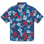 Los Angeles Dodgers Hawaiian Shirt – Hibiscus Flower Design
