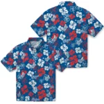 Los Angeles Dodgers Hawaiian Shirt – Hibiscus Flower Design