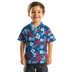 Los Angeles Dodgers Hawaiian Shirt – Hibiscus Flower Design