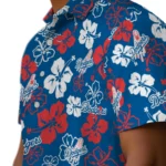 Los Angeles Dodgers Hawaiian Shirt – Hibiscus Flower Design