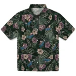 Los Angeles Dodgers Hawaiian Shirt – Hibiscus Leaves Pattern