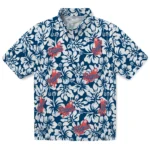 Los Angeles Dodgers Hawaiian Shirt – Hibiscus Motif