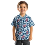 Los Angeles Dodgers Hawaiian Shirt – Hibiscus Motif