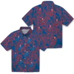 Los Angeles Dodgers Hawaiian Shirt – Leaf Outline