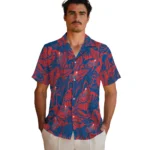 Los Angeles Dodgers Hawaiian Shirt – Monstera Layer