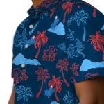 Los Angeles Dodgers Hawaiian Shirt – Palm And Clouds