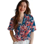Los Angeles Dodgers Hawaiian Shirt – Palm Leaves