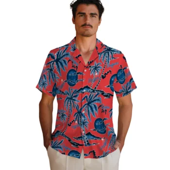 los angeles dodgers palm sunset hawaiian shirts fashion forward