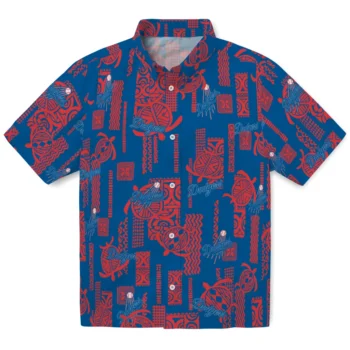 los angeles dodgers turtle lines blue hawaiian shirts best selling
