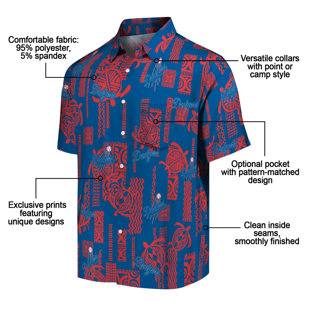 Los Angeles Dodgers Hawaiian Shirt - Turtle Lines los angeles dodgers turtle lines blue hawaiian shirts new arrival