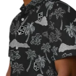 Los Angeles Kings Hawaiian Shirt – Palm And Clouds
