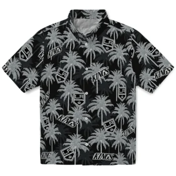 los angeles kings palm grove black hawaiian shirts best selling