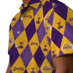 Los Angeles Lakers Hawaiian Shirt – Golfing Plaid