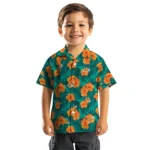 Los Angeles Lakers Hawaiian Shirt – Hibiscus and Palm Leaves