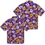 Los Angeles Lakers Hawaiian Shirt – Hibiscus Flower Design