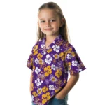 Los Angeles Lakers Hawaiian Shirt – Hibiscus Flower Design