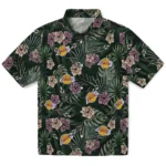 Los Angeles Lakers Hawaiian Shirt – Hibiscus Leaves Pattern