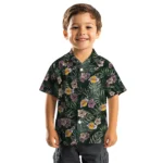 Los Angeles Lakers Hawaiian Shirt – Hibiscus Leaves Pattern