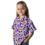 Los Angeles Lakers Hawaiian Shirt – Hibiscus Motif