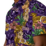 Los Angeles Lakers Hawaiian Shirt – Hibiscus Tiki Jungle