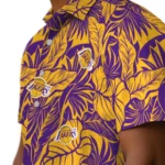 Los Angeles Lakers Hawaiian Shirt – Monstera Layer