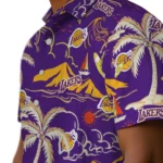 Los Angeles Lakers Hawaiian Shirt – Palm Tree Island