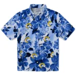 Los Angeles Rams Hawaiian Shirt – Hibiscus Arrangement