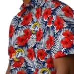 Los Angeles Rams Hawaiian Shirt – Hibiscus Fiesta