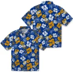 Los Angeles Rams Hawaiian Shirt – Hibiscus Flower Design