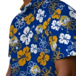 Los Angeles Rams Hawaiian Shirt – Hibiscus Flower Design