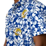 Los Angeles Rams Hawaiian Shirt – Hibiscus Motif