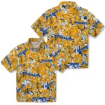 Los Angeles Rams Hawaiian Shirt – Hibiscus Overlay