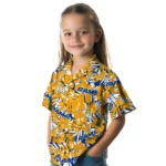 Los Angeles Rams Hawaiian Shirt – Hibiscus Overlay