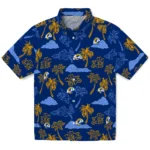 Los Angeles Rams Hawaiian Shirt – Palm And Clouds