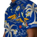 Los Angeles Rams Hawaiian Shirt – Palm Tree Island