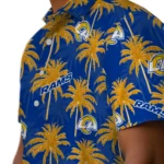 Los Angeles Rams Hawaiian Shirt – Palm Tree Motif