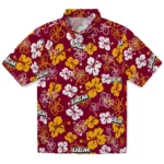 Louisiana-Monroe Warhawks Hawaiian Shirt – Hibiscus Flower Design