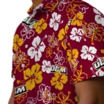 Louisiana-Monroe Warhawks Hawaiian Shirt – Hibiscus Flower Design