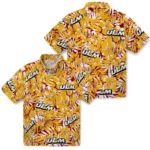 Louisiana-Monroe Warhawks Hawaiian Shirt – Hibiscus Overlay