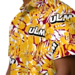 Louisiana-Monroe Warhawks Hawaiian Shirt – Hibiscus Overlay