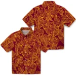 Louisiana-Monroe Warhawks Hawaiian Shirt – Leaf Outline