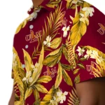 Louisiana-Monroe Warhawks Hawaiian Shirt – Palm Leaves