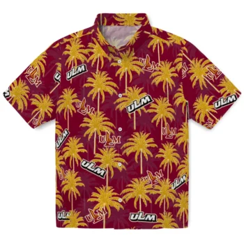 louisiana monroe warhawks palm grove red hawaiian shirts best selling