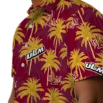 Louisiana-Monroe Warhawks Hawaiian Shirt – Palm Tree Motif